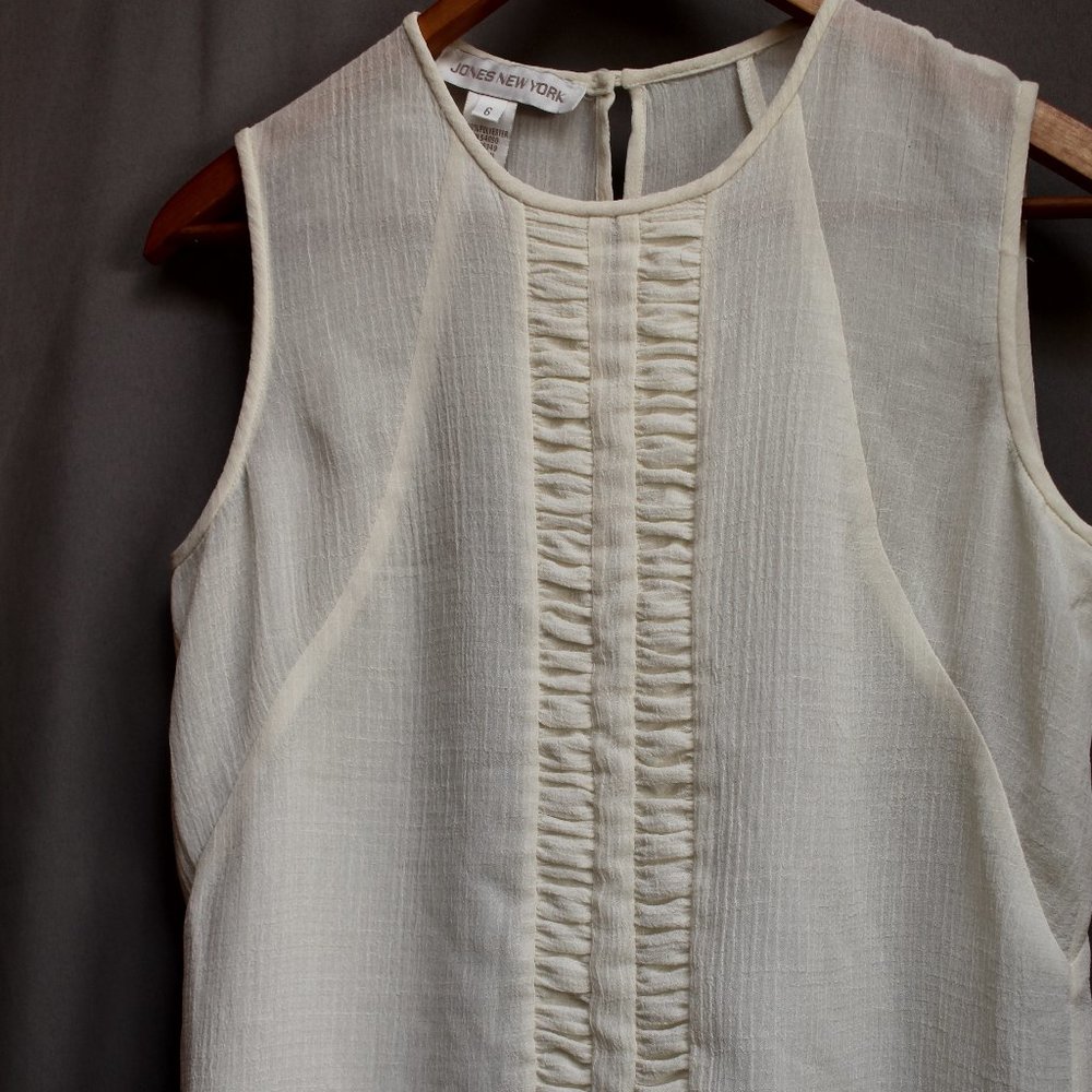 Jones New York Cream Camisole Size 6